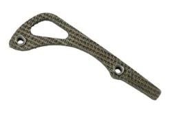 Flytanium Benchmade Bugout Backspacer, Green Canvas Micarta