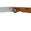 Fox Black Fox Ciol Folding Knife BF-748ZW Zebrano Wood Pocket Knife, Denis Simonutti Design