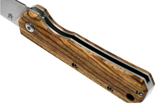 Fox Black Fox Ciol Folding Knife BF-748ZW Zebrano Wood Pocket Knife, Denis Simonutti Design 7 Fox Black Fox Ciol Folding Knife BF-748ZW Zebrano Wood Pocket Knife, Denis Simonutti Design - Image 5