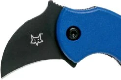 Fox Mini-KA FX-535BLB Blue & Black, Karambit Keychain Knife -Knife Sale Shop FOFX 535BLB 03 fox knives