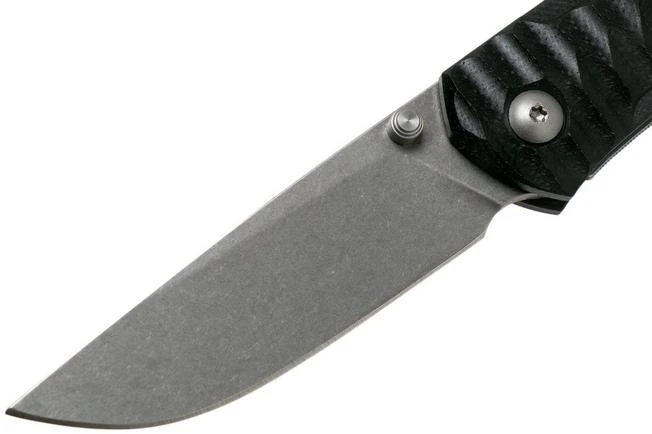 GiantMouse ACE Iona G10 Black, Tumbled Pocket Knife, Ansø En Voxnaes Design 5 GiantMouse ACE Iona G10 Black, Tumbled Pocket Knife, Ansø En Voxnaes Design - Image 3