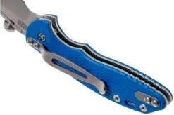 Rick Hinderer XM Slippy 3" Slicer 20CV Blue G10 Slipjoint Pocket Knife -Knife Sale Shop HRK SLIPPY SLI BL 05 rick hinderer hrk slippy sli bl 05