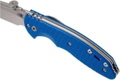 Rick Hinderer XM Slippy 3" Slicer 20CV Blue G10 Slipjoint Pocket Knife -Knife Sale Shop HRK SLIPPY SLI BL 07 rick hinderer hrk slippy sli bl 07
