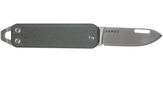 The James Brand Elko KN103139-00 Primer Gray G10 + Satin Pocket Knife 4 The James Brand Elko KN103139-00 Primer Gray G10 + Satin Pocket Knife - Image 2