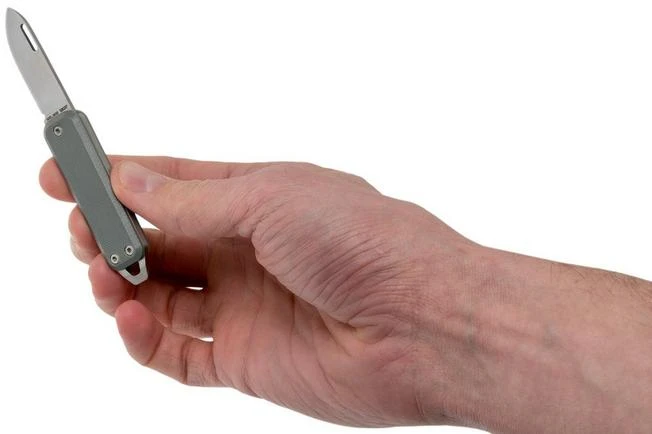 The James Brand Elko KN103139-00 Primer Gray G10 + Satin Pocket Knife 9 The James Brand Elko KN103139-00 Primer Gray G10 + Satin Pocket Knife - Image 7