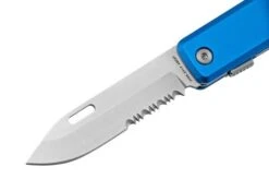 The James Brand The Ellis Scissors, Cerulean, Aluminum Serrated, Pocket Knife -Knife Sale Shop JAKN119102 01 03 jamesbrand