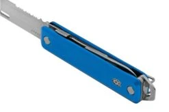 The James Brand The Ellis Scissors, Cerulean, Aluminum Serrated, Pocket Knife -Knife Sale Shop JAKN119102 01 04 jamesbrand