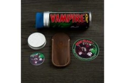 Jack Wolf Vampire Jack VAMPI-01-BLK Black Canvas Micarta Slipjoint Pocket Knife -Knife Sale Shop JW VAMPI 01 BLK 03 jackwolf