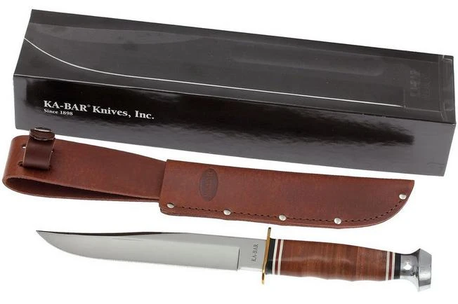 KA-BAR Bowie 1236 Leather Handle, Leather Sheath 10 KA-BAR Bowie 1236 Leather Handle, Leather Sheath - Image 8