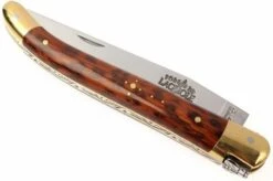 Forge De Laguiole - Natural Wood Folder, Snakewood 9 Forge De Laguiole - Natural Wood Folder, Snakewood -Knife Sale Shop LA1211AM 03 forge de laguiole vouwmes la1211am d3