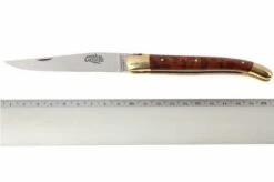 Forge De Laguiole - Natural Wood Folder, Snakewood 11 Forge De Laguiole - Natural Wood Folder, Snakewood -Knife Sale Shop LA1211AM 05 forge de laguiole vouwmes la1211am d5