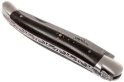 Forge De Laguiole 1211INEB, Ebony -Knife Sale Shop LA1211INEB 04 forge de laguiole la1211ineb 04