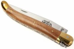 Forge De Laguiole - Natural Wood Folder, Olivewood 9 Forge De Laguiole - Natural Wood Folder, Olivewood -Knife Sale Shop LA1211OL 03 forge de laguiole vouwmes la1211ol d3