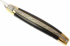 Forge De Laguiole - Natural Wood Folder, 3 Inch, Ebony 10 Forge De Laguiole - Natural Wood Folder, 3 Inch, Ebony -Knife Sale Shop LA129EB 04 forge de laguiole vouwmes la129eb d4