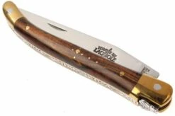 Forge De Laguiole - Natural Wood Folder, 3 Inch, Pistachiowood -Knife Sale Shop LA129PI 03 forge de laguiole vouwmes la129pi d3