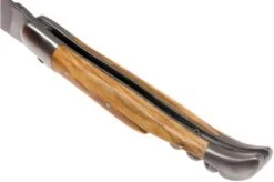 Forge De Laguiole With Corkscrew 22121INOL, Olive Wood -Knife Sale Shop LA22121INOL 06 forge de laguiole la22121inol 06