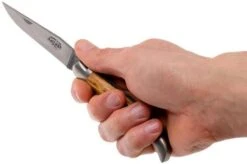 Forge De Laguiole With Corkscrew 22121INOL, Olive Wood -Knife Sale Shop LA22121INOL 08 forge de laguiole la22121inol 08