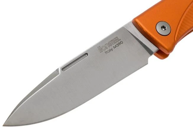 LionSteel Thrill Orange Aluminium Integral Slipjoint Pocket Knife 5 LionSteel Thrill Orange Aluminium Integral Slipjoint Pocket Knife - Image 3
