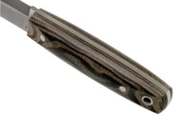 LT Wright Pronghorn, O1, Matte Python Micarta, Leather Sheath, Bushcraft Knife -Knife Sale Shop LT PH PYM LS 04 lt wright