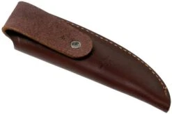 LT Wright Pronghorn, O1, Matte Python Micarta, Leather Sheath, Bushcraft Knife -Knife Sale Shop LT PH PYM LS 07 lt wright