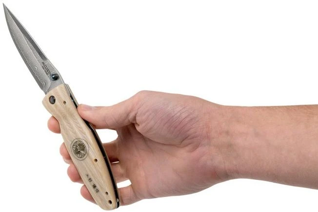 Mcusta MC-0185D Sengoku Uesugi Kenshin, White Micarta, Gentleman's Knife 10 Mcusta MC-0185D Sengoku Uesugi Kenshin, White Micarta, Gentleman's Knife - Image 8