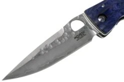 Mcusta MC-0186G Sengoku Date Masamune, Blue Pakkawood, Gentleman's Knife -Knife Sale Shop MC 0186G 03 mcusta