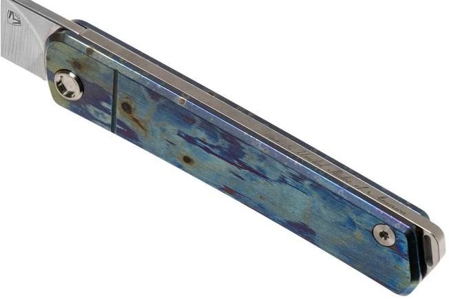 Medford Gentleman Jack S35VN, Tumbled Blade, Faced Galaxy Handle, Silver Hardware Pocket Knife 9 Medford Gentleman Jack S35VN, Tumbled Blade, Faced Galaxy Handle, Silver Hardware Pocket Knife - Image 7