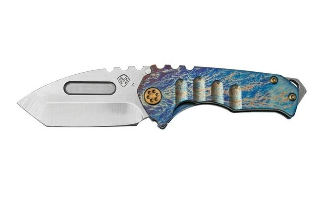 Medford Praetorian Genesis T, S45VN Tumbled Tanto, Faced Flm Acid Etch Handle, Pocket Knife 4 Medford Praetorian Genesis T, S45VN Tumbled Tanto, Faced Flm Acid Etch Handle, Pocket Knife - Image 2