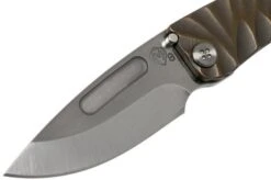 Medford Dress Marauder S35VN, Predator Bronze Titanium, Satin Blade, Pocket Knife -Knife Sale Shop MFMK034SPD 36A1 STCS 03 medford