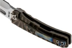 Medford Dress Marauder S35VN, Predator Bronze Titanium, Satin Blade, Pocket Knife -Knife Sale Shop MFMK034SPD 36A1 STCS 05 medford