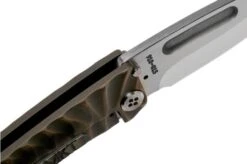 Medford Dress Marauder S35VN, Predator Bronze Titanium, Satin Blade, Pocket Knife -Knife Sale Shop MFMK034SPD 36A1 STCS 06 medford