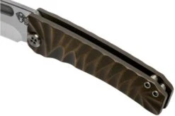 Medford Dress Marauder S35VN, Predator Bronze Titanium, Satin Blade, Pocket Knife -Knife Sale Shop MFMK034SPD 36A1 STCS 07 medford