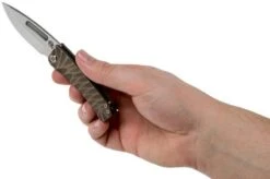 Medford Dress Marauder S35VN, Predator Bronze Titanium, Satin Blade, Pocket Knife -Knife Sale Shop MFMK034SPD 36A1 STCS 08 medford