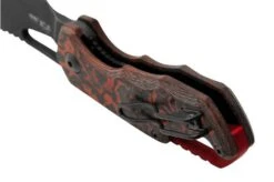 MKM Isonzo FX03-2CLD Cleaver Dark Stonewashed, Lava Flow Carbon Fibre Pocket Knife, Jesper Voxnaes Design -Knife Sale Shop MMK FX03 2CLD 04 mkm