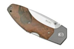 MKM Hero Stonewashed, Walnut Wood, Titanium Bolsters, Pocket Knife -Knife Sale Shop MMK HR WNT 06 mkm