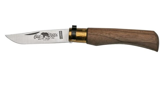 Old Bear Classical Walnut Carbon S, 9306-17-LN Pocket Knife 3 Old Bear Classical Walnut Carbon S, 9306-17-LN Pocket Knife