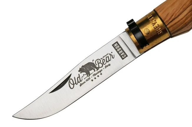 Old Bear Classical Olive Carbon L, 9306-21-LU Pocket Knife 5 Old Bear Classical Olive Carbon L, 9306-21-LU Pocket Knife - Image 3