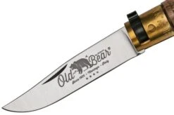 Old Bear Classical Carved Walnut S, 9307-17-LNI Pocket Knife 12 Old Bear Classical Carved Walnut S, 9307-17-LNI Pocket Knife -Knife Sale Shop OB9307 17 LNI 03 oldbear