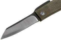 Ohta FK7 Higonokami-pocket Knife, Green Canvas Micarta -Knife Sale Shop OHTA OFF FK7 M G 03 ohta knives