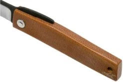 Ohta FK7 Higonokami-pocket Knife, Natural Canvas Micarta -Knife Sale Shop OHTA OFF FK7 M N 06 ohta knives