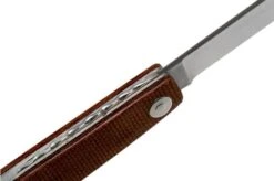 Ohta OLF SS FK Ohta Light Folder Pocket Knife, Natural Canvas Micarta -Knife Sale Shop OHTA OLF SS FK M N 06 ohta knives