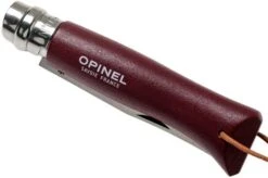 Opinel Trekking No. 08RV Pocket Knife, Burgundy -Knife Sale Shop OP002213 04 opinel
