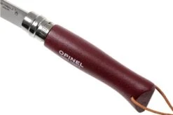 Opinel Trekking No. 08RV Pocket Knife, Burgundy -Knife Sale Shop OP002213 06 opinel