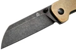 QSP Knife Penguin QS130-G Brass, Blackwashed, Pocket Knife -Knife Sale Shop QS130 G 03 qsp
