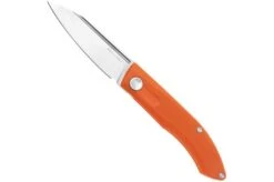 Real Steel Stella Orange 7052 Pocket Knife, Poltergeist Design