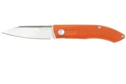 Real Steel Stella Orange 7052 Pocket Knife, Poltergeist Design -Knife Sale Shop RL7052 01 realsteel