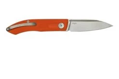 Real Steel Stella Orange 7052 Pocket Knife, Poltergeist Design -Knife Sale Shop RL7052 02 real steel