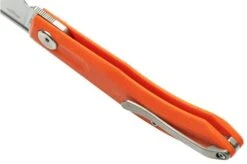 Real Steel Stella Orange 7052 Pocket Knife, Poltergeist Design -Knife Sale Shop RL7052 05 real steel