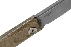 Real Steel Stella Green Canvas Micarta 7057 Knivesandtools Exclusive Pocket Knife, Poltergeist Design -Knife Sale Shop RL7057 06 real steel