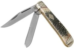 Rough Ryder Buckshot Bone Trapper RR1544 Pocket Knife